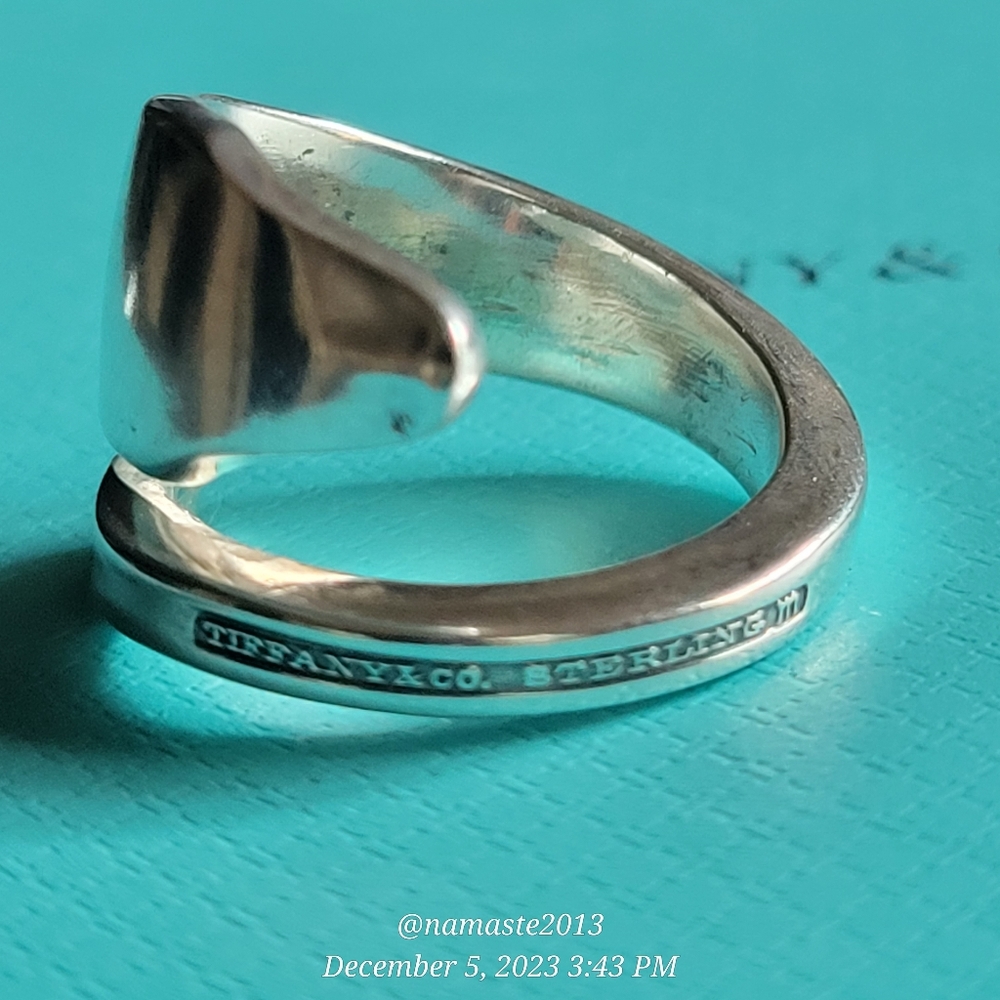 1912 Tiffany & Company Clinton Spoon Ring in Sterling Silver Luxury #56 - Picture 12 of 17